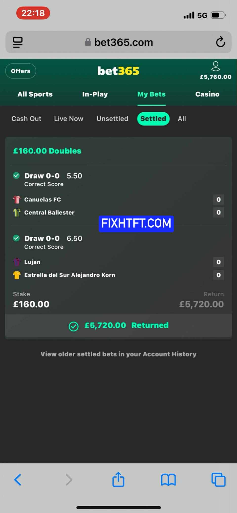 Correct Fixed Tips