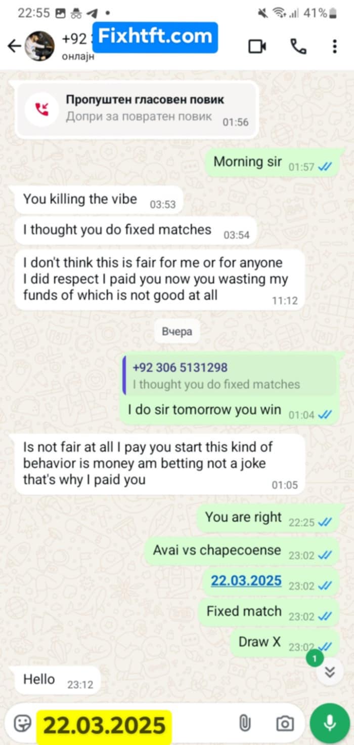 daily fixed matches