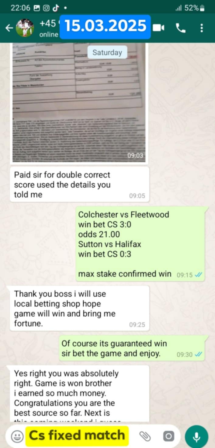 fixed matches
